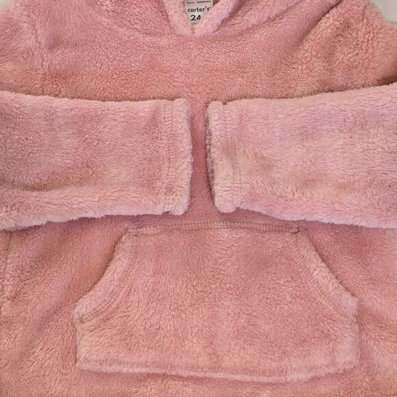 Carter's Bundle Of Two Toddler Girls Hooded Vest & Pullover. - Picture 4 of 8